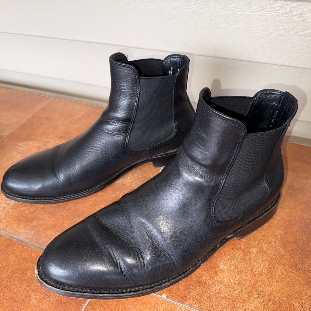 $199 Thursday Boot Company Black Chelsea Boots Cavalier